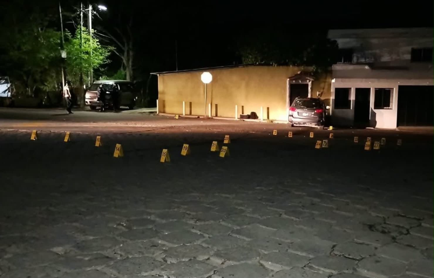 La escena del crimen.