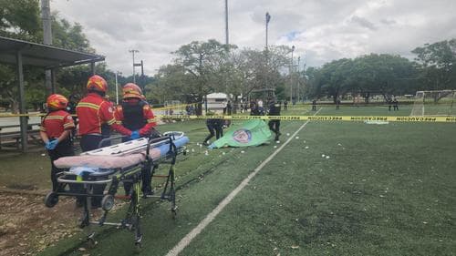 Así quedó el cuerpo.