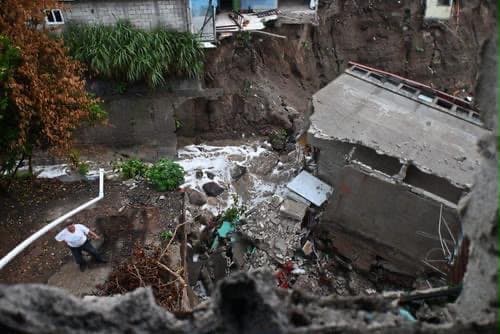 Las casas quedaron en este estado.