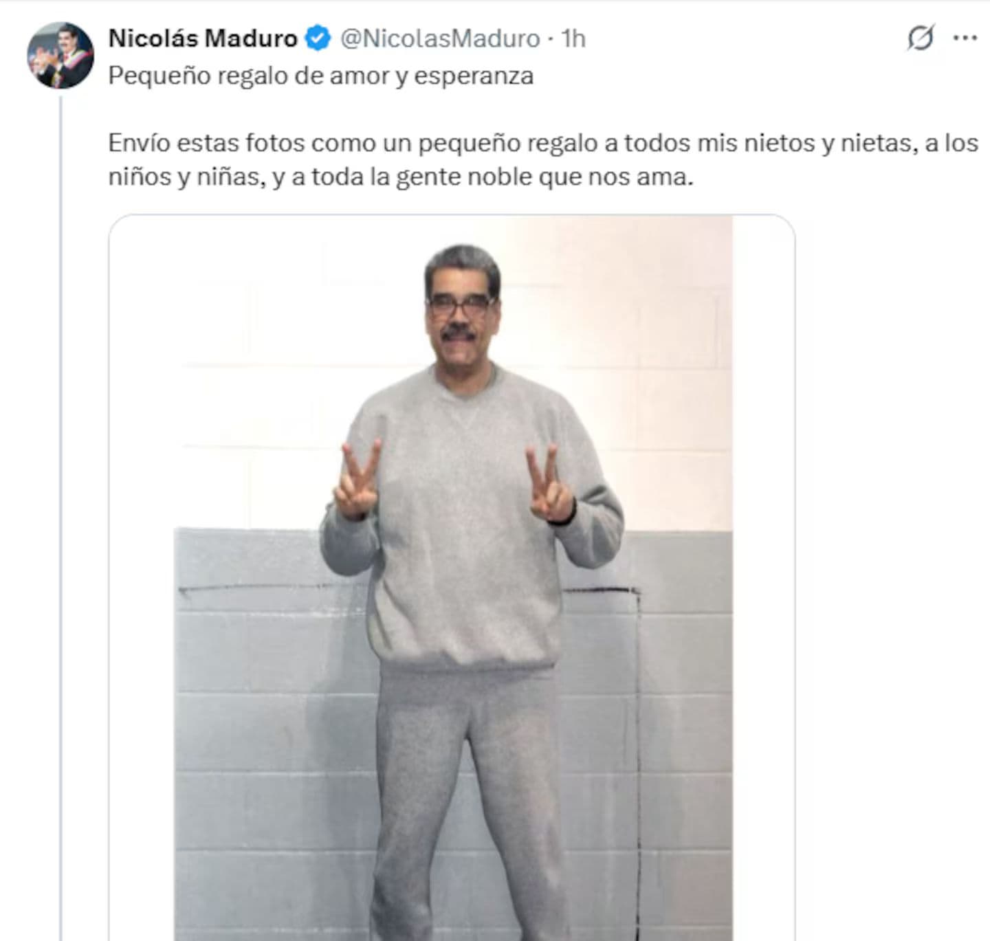 Maduro publicando