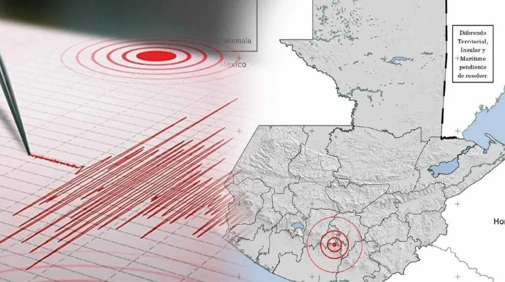 Actividad sísmica en Guatemala.