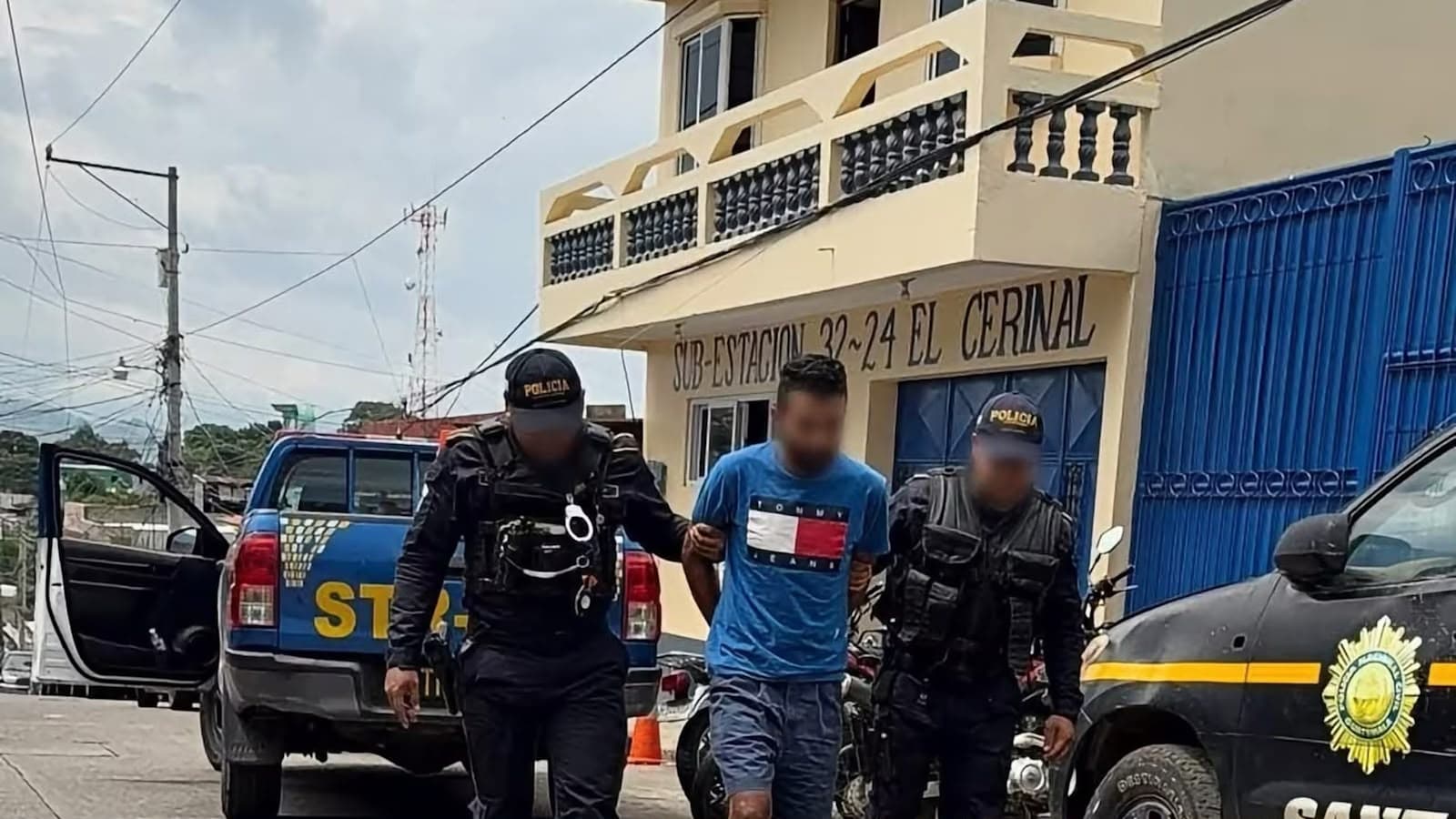 Capturan a presunto autor material de asesinato.