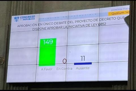 Aprueban iniciativa 6852