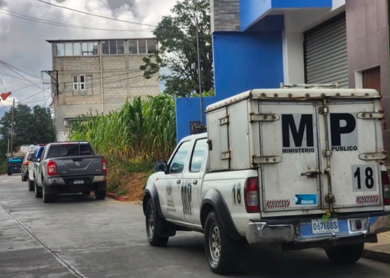 En el lugar de los hechos.