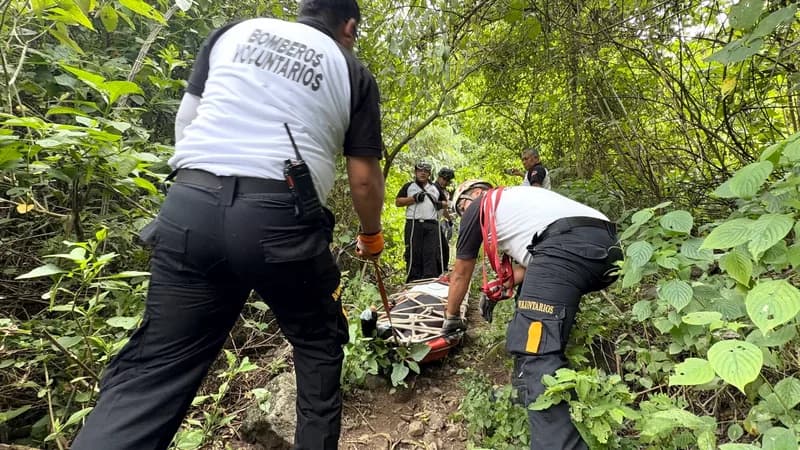 Rescate de los bomberos.