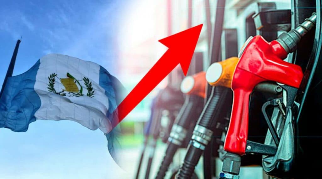 Alza de precios del combustible regular.